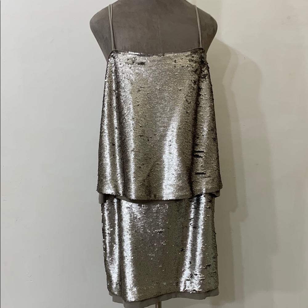 Banana Republic size 12 sequin strappy dress